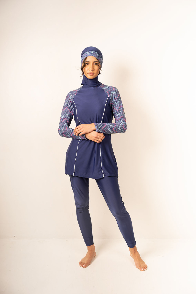 Grossiste Very Zen - Burkini Grande Taille imprimé géométrique