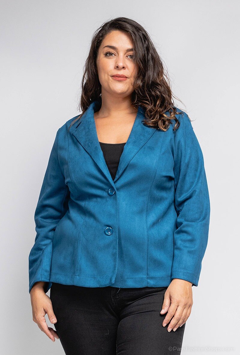 Grossiste Veti Style - Blazer effet daim