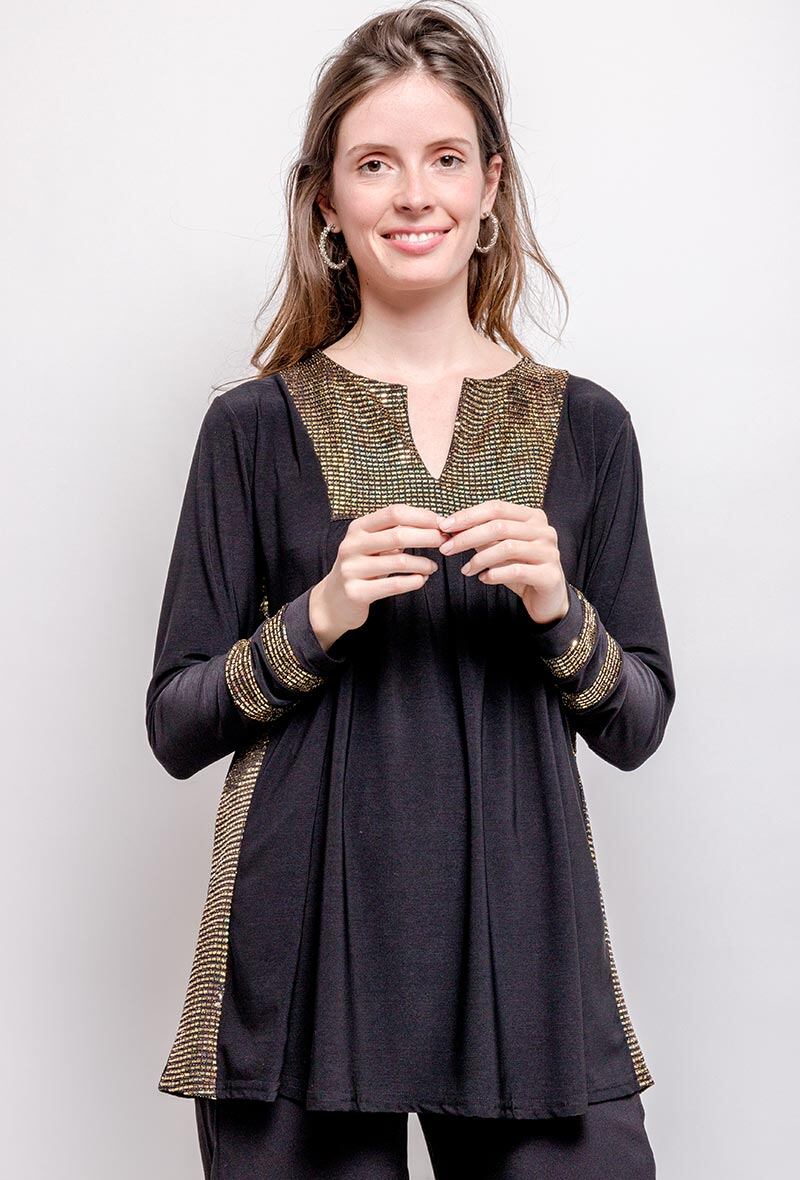 Wholesaler Veti Style - Blouse with sequins
