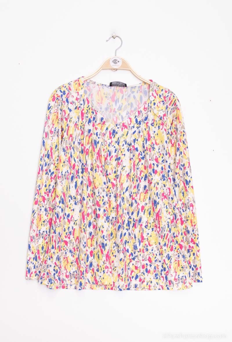 Wholesaler Veti Style - Blouses printed with sequins