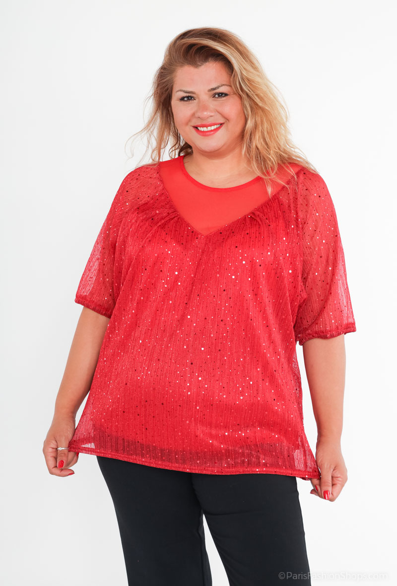 Wholesaler Veti Style - Sequin blouse