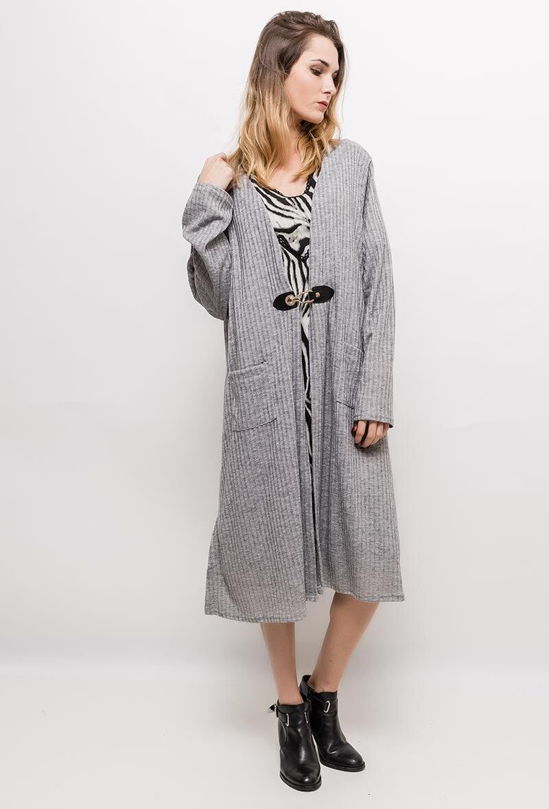 Grossiste Veti Style - Gilet long côtelé