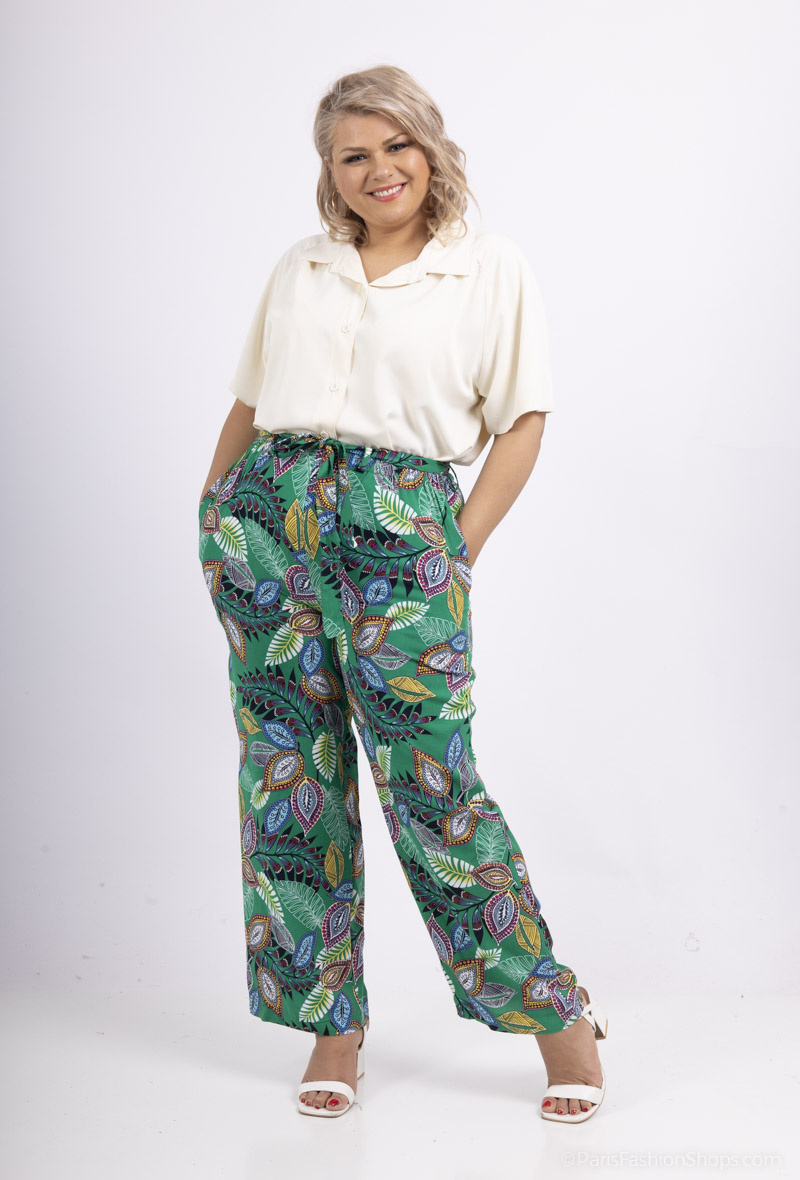 Wholesaler Veti Style - Fluid printed pants