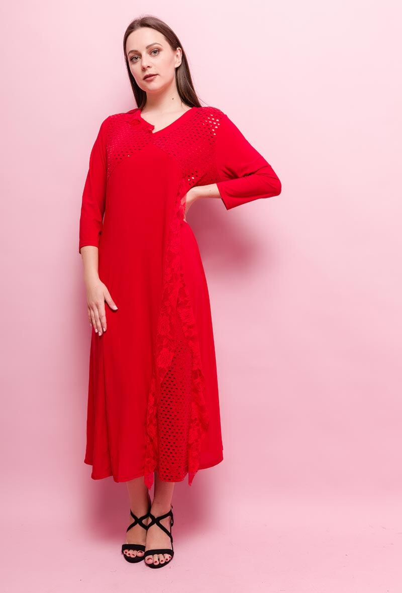 Grossiste Veti Style - Robe longue avec détail brillant