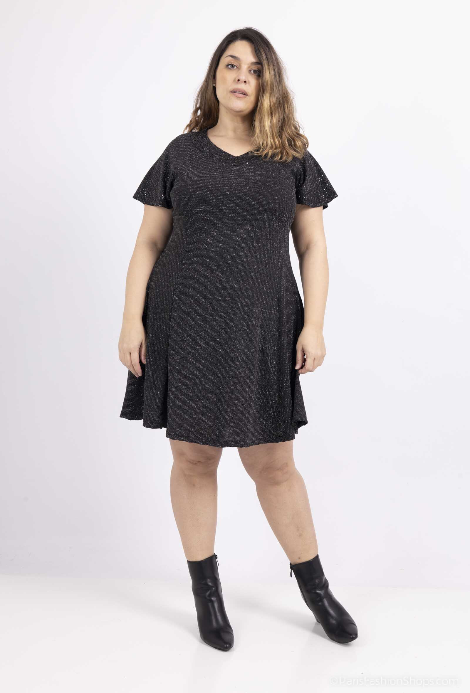 Wholesaler Veti Style - Flared sequin dress