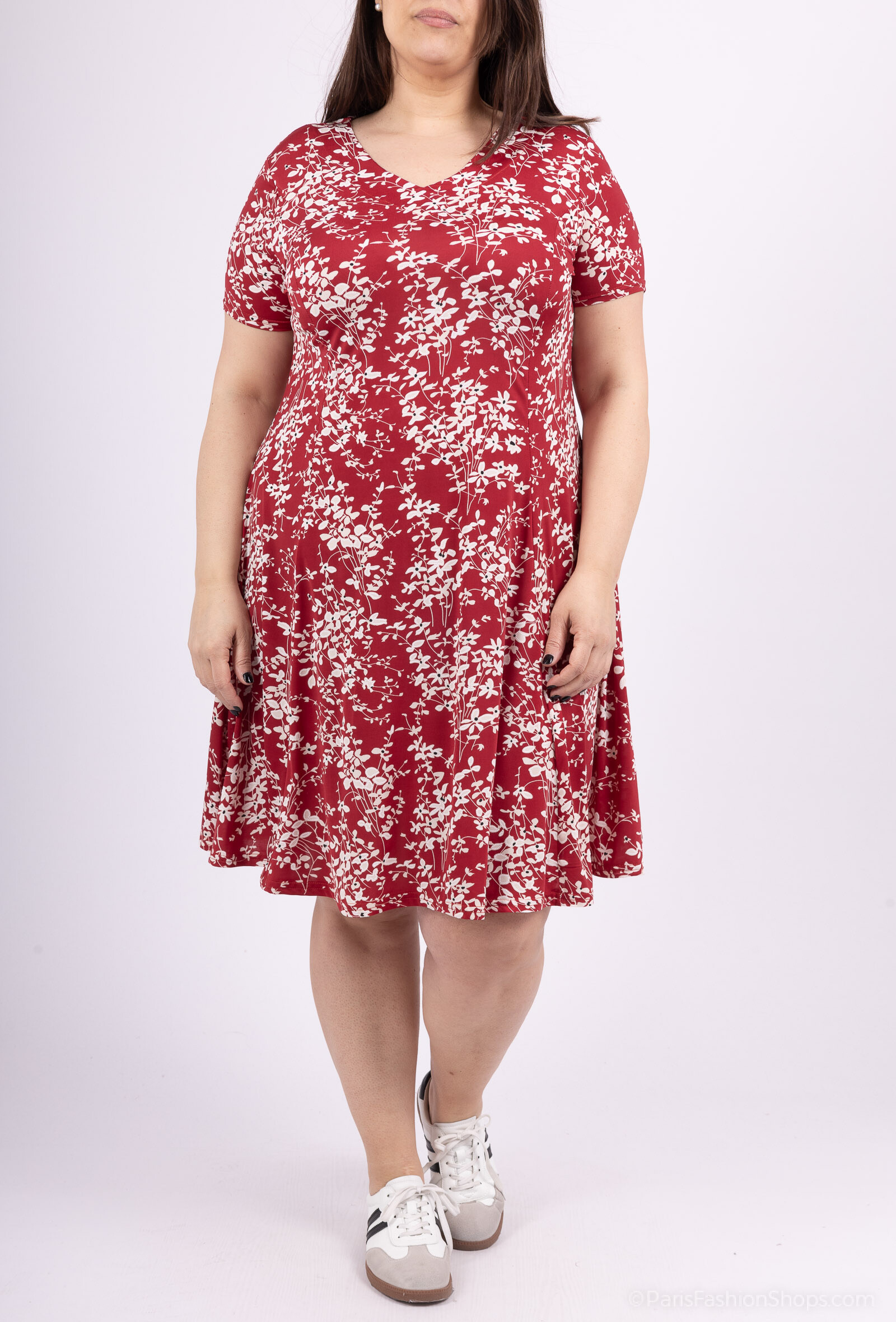Wholesaler Veti Style - Flared printed dress