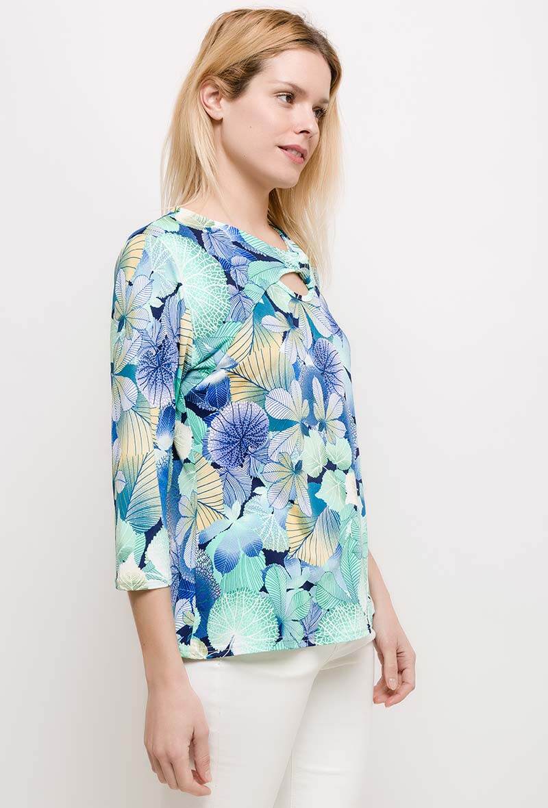 Grossista Veti Style - Top con stampa floreale