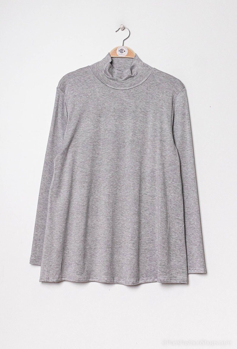 Grossista Veti Style - Maglietta a collo alto in 100% cotone