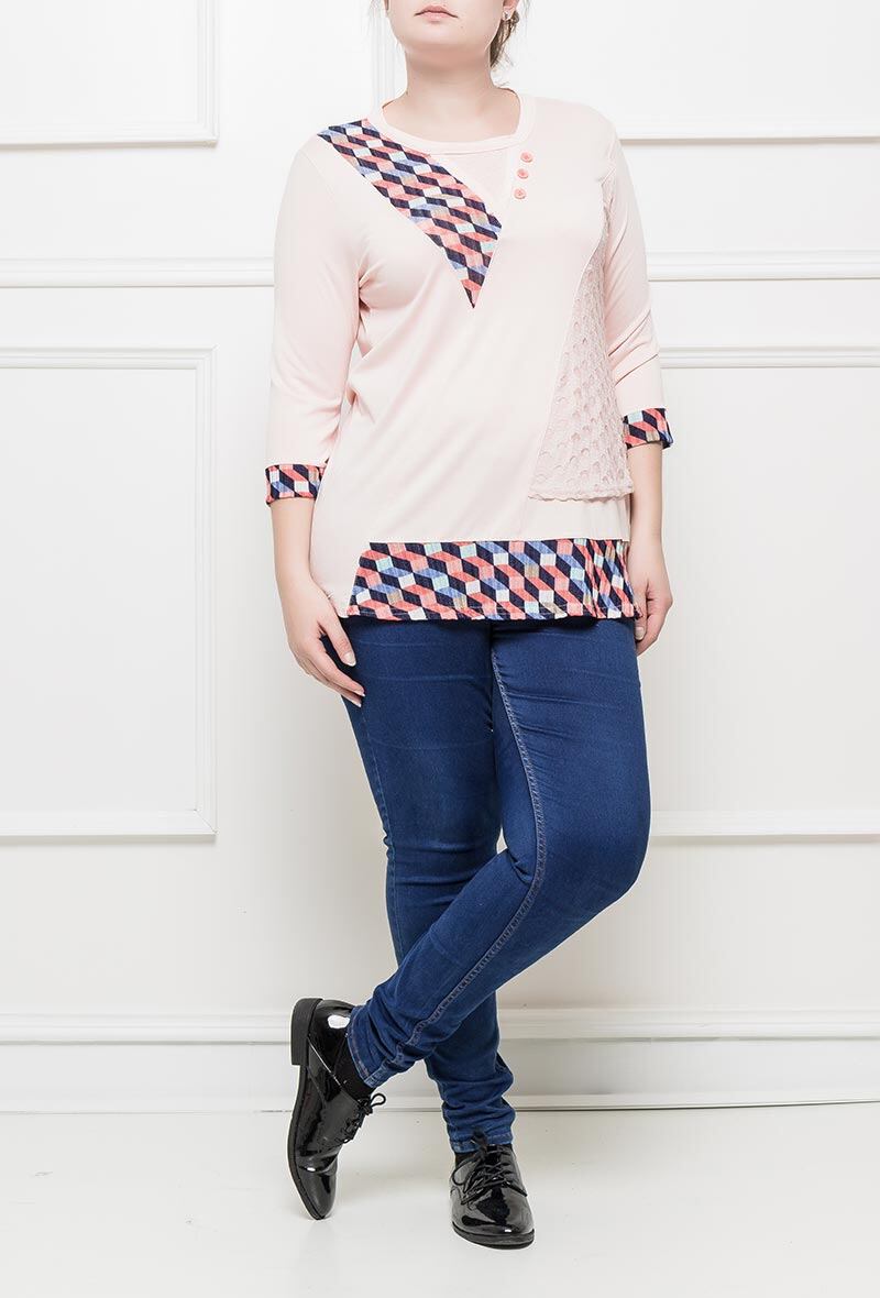 Wholesaler Veti Style - Checked tunic
