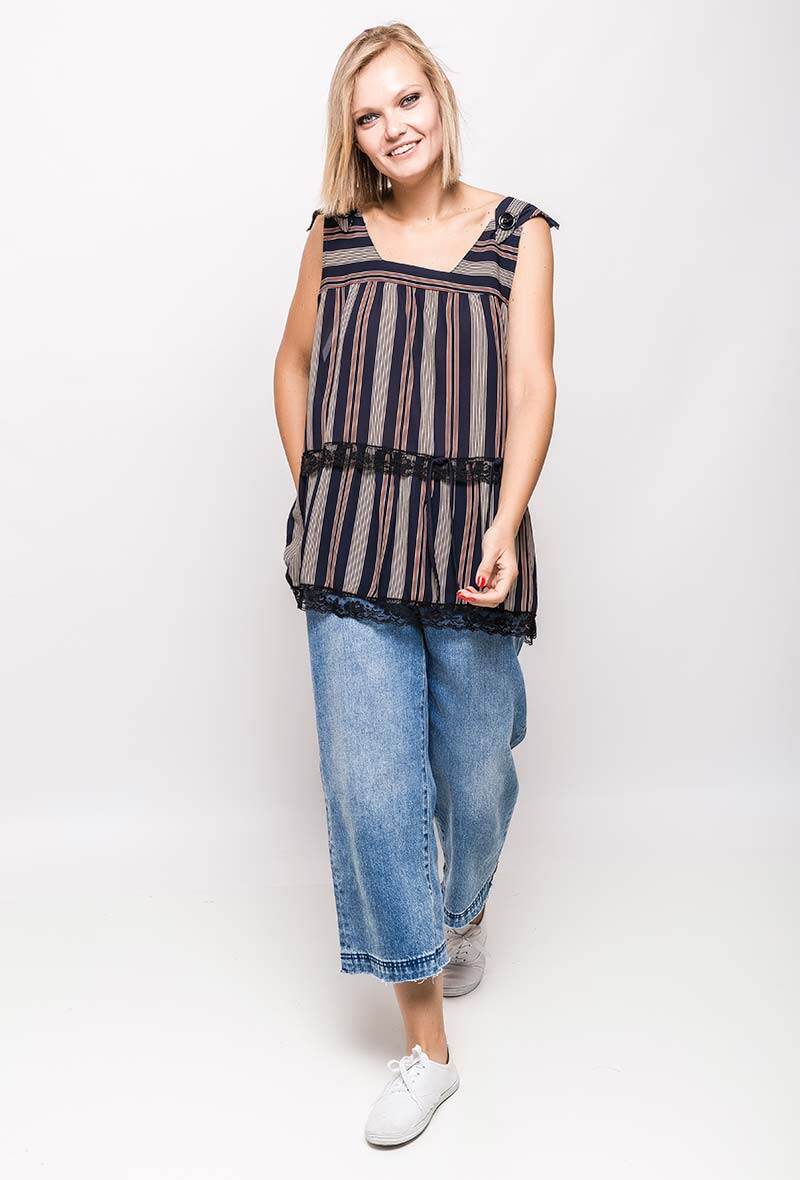 Wholesaler Veti Style - Striped top