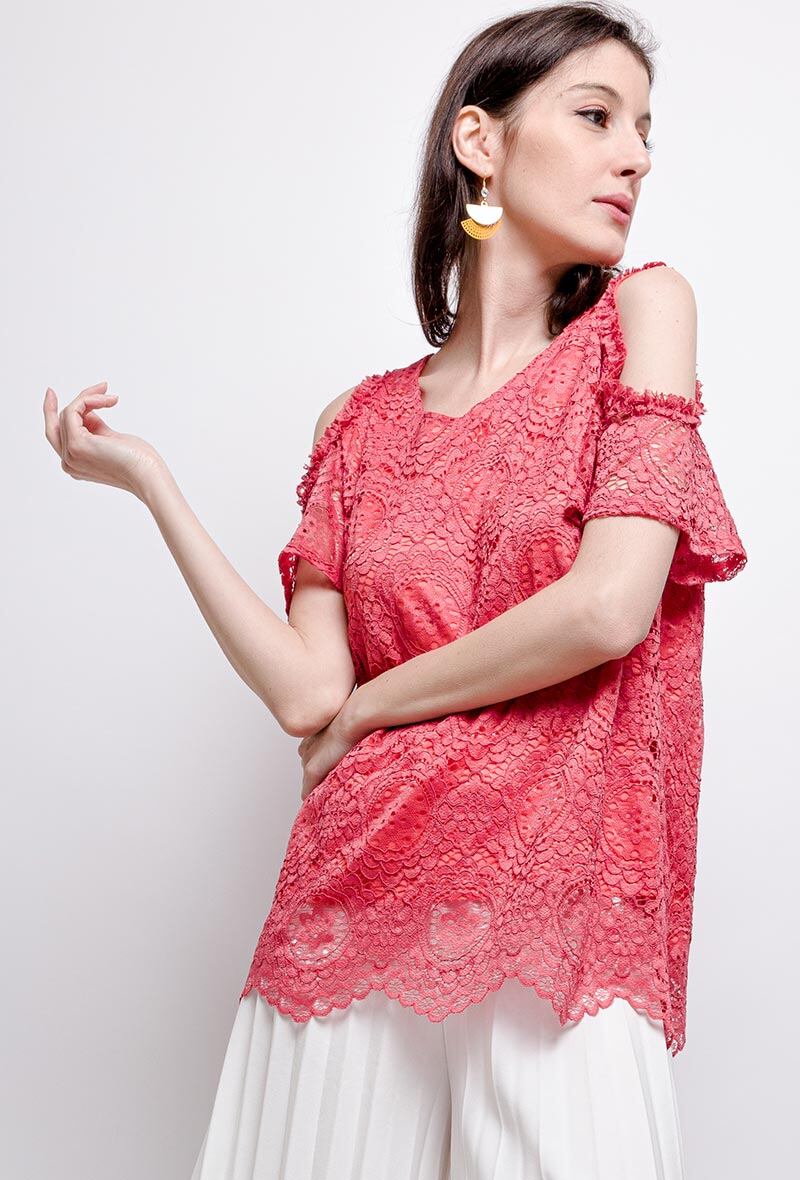 Wholesaler Veti Style - Lace blouse