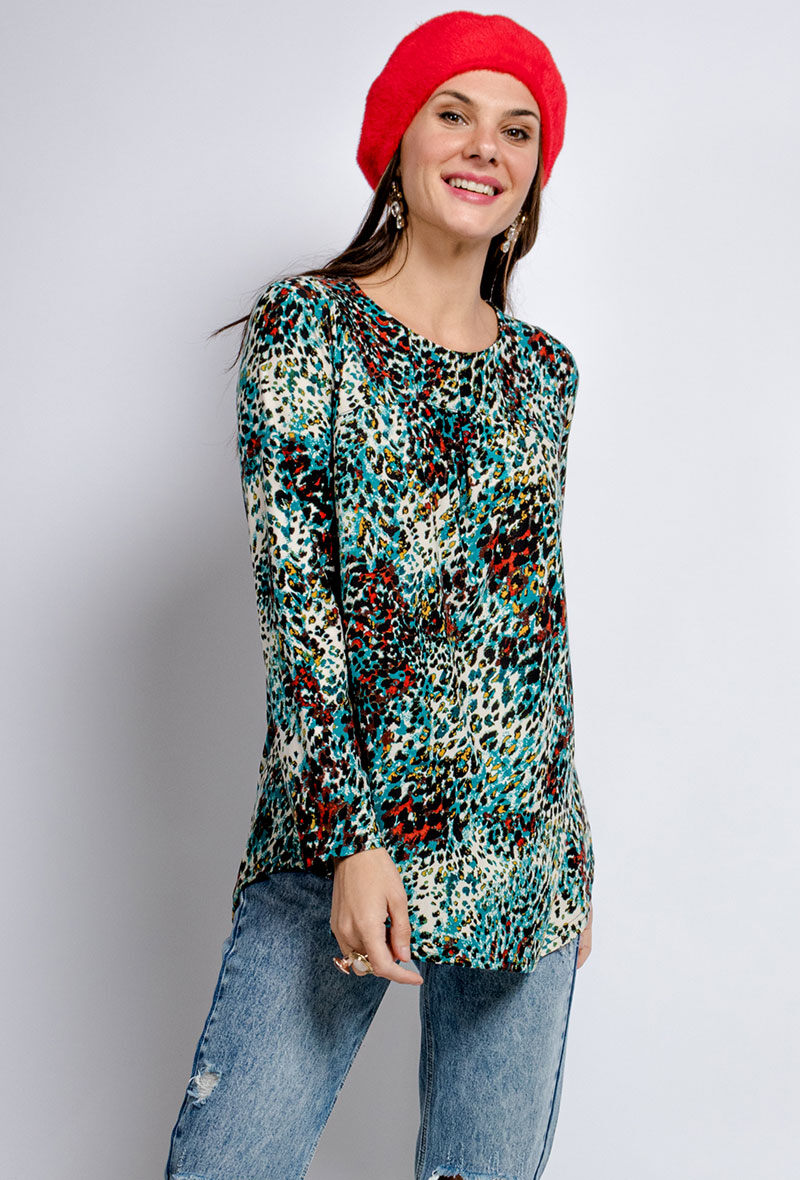 Wholesaler Veti Style - Printed tunic