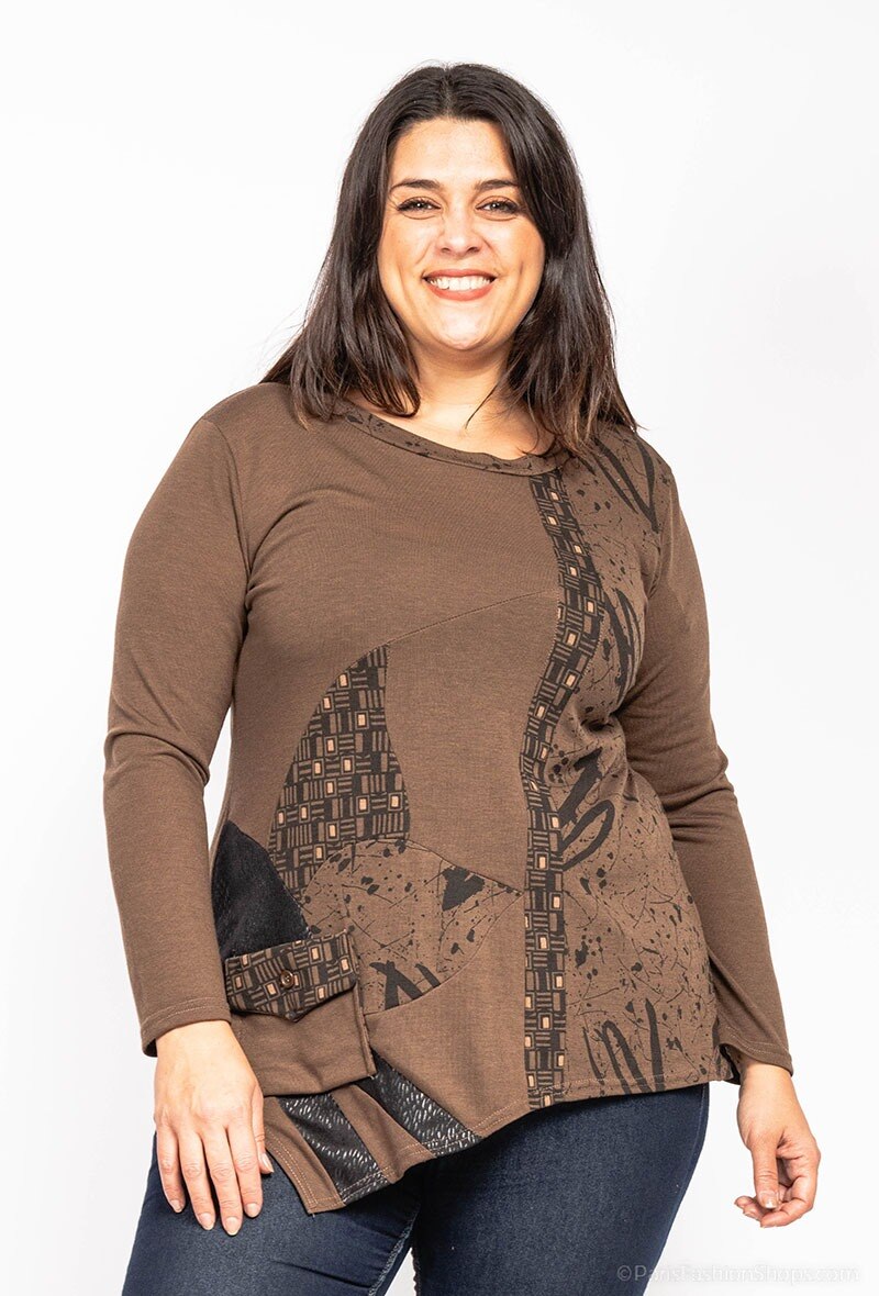 Wholesaler Veti Style - Printed blouse