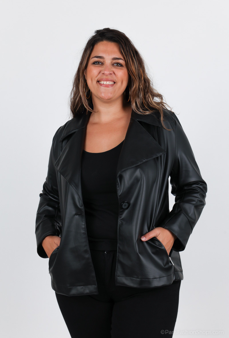 Großhändler Veti Style - Kunstlederjacke
