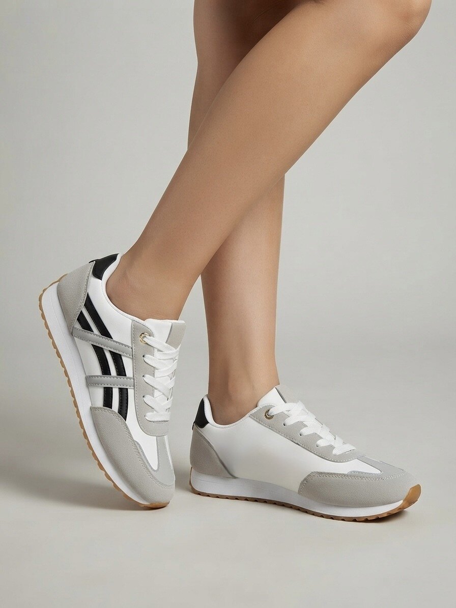 Wholesaler Vices-Verso - Basic lace-up sneakers with a slim sole