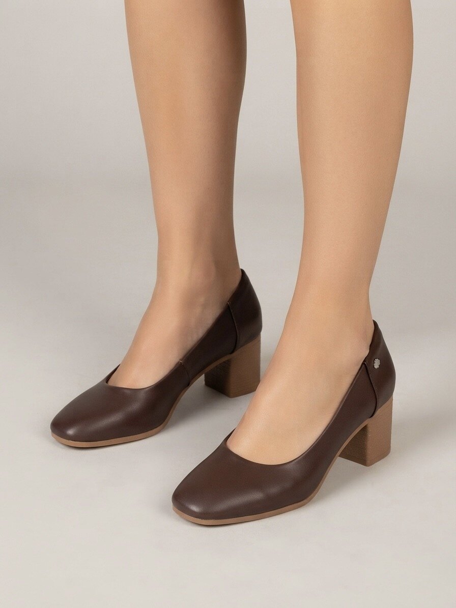 Grossiste Vices-Verso - Escarpins basic travail semelle confort avec détail nuage inscription comfy