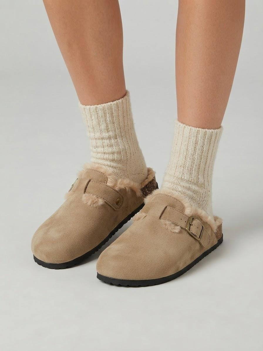 Grossiste Vices-Verso - Mules sabot fourrées basic