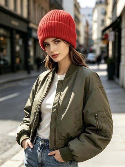 Großhändler Victoria EL - Damen Grobstrick-Rippenmütze Großhändler Victoria EL - Damen Grobstrick-Rippenmütze