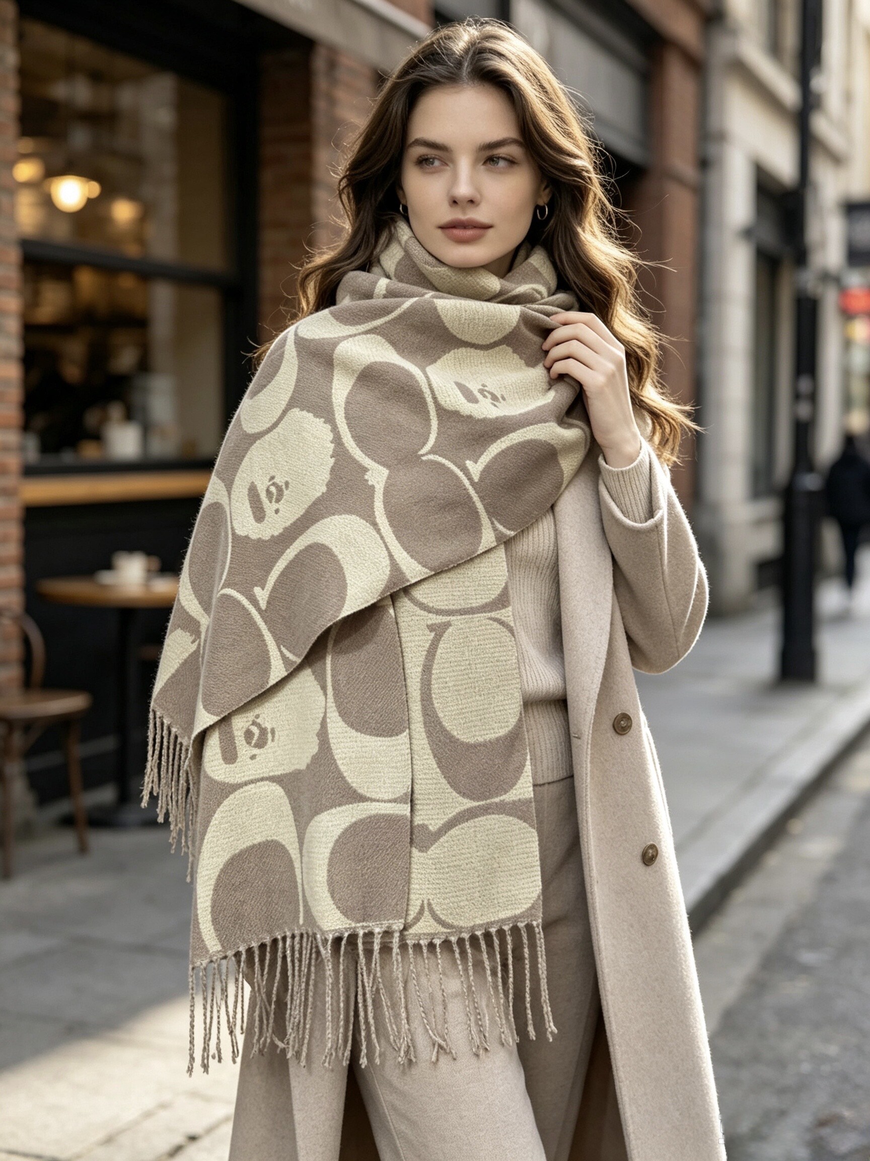 Grossiste Victoria EL - Luxury Oversized Winter Scarf for Women