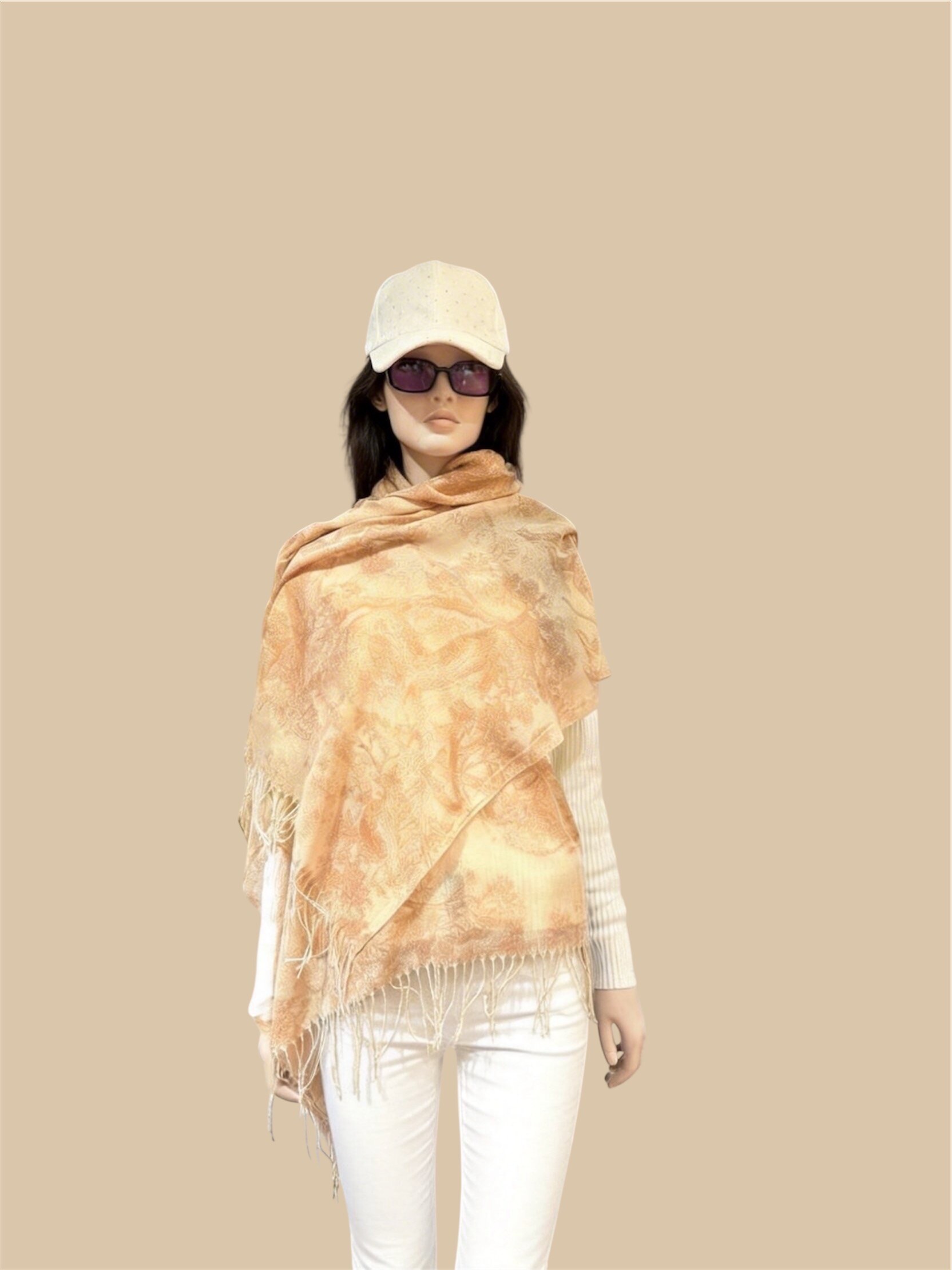Wholesaler Victoria EL - Shiny scarf with fringes