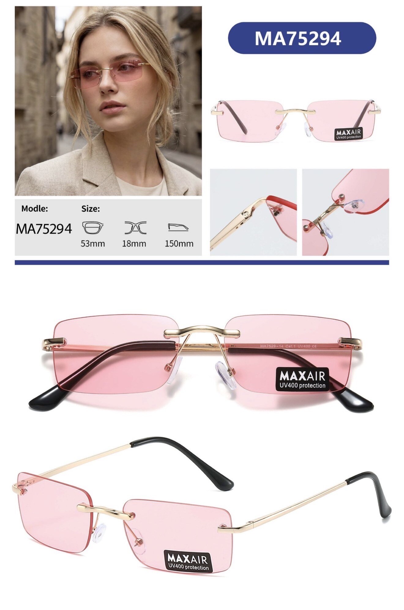 Lot De Lunettes De Soleil Neuves Sans Marque - Idéal Pour Revendeurs, Marchés, Brocantes