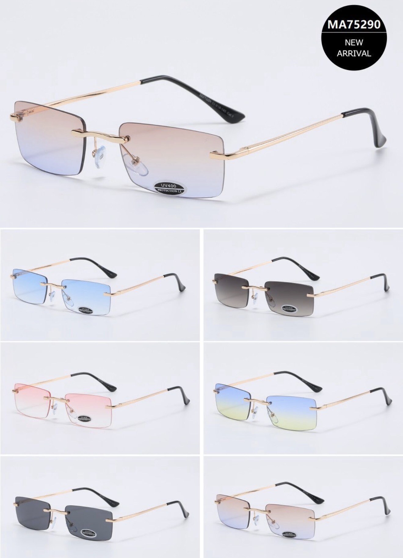 Grossiste Victoria EL - Lunettes de soleil minimalistes，