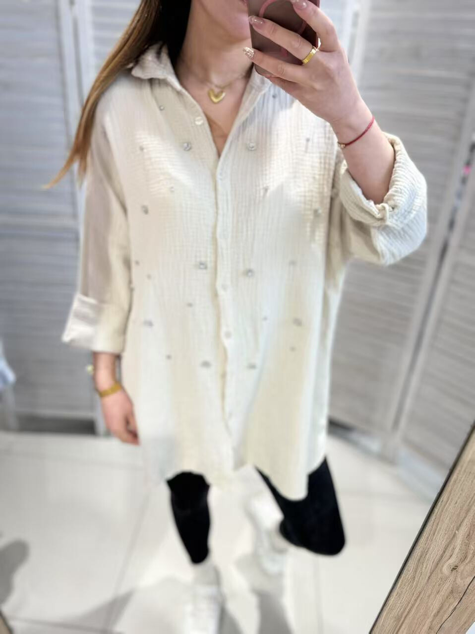 Wholesaler Victoria & Isaac - Oversize to jewelry cotton gas shirt