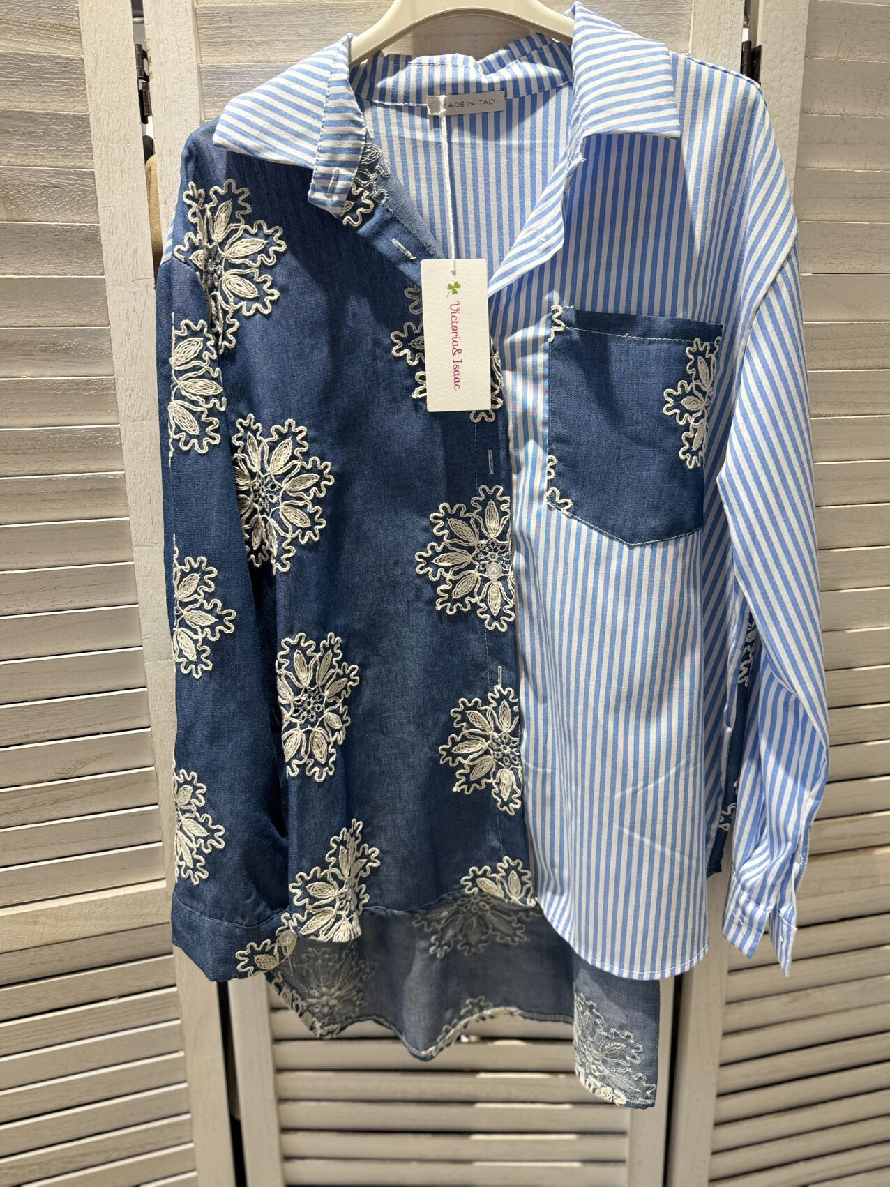 Grossista Victoria & Isaac - CAMICIA OVERSIZE IN COTONE