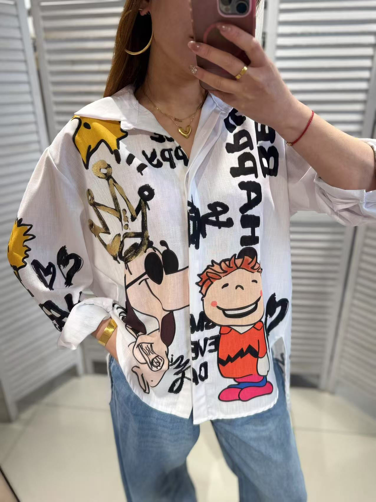 Wholesaler Victoria & Isaac - OVERSIZE Fantasy cotton shirt