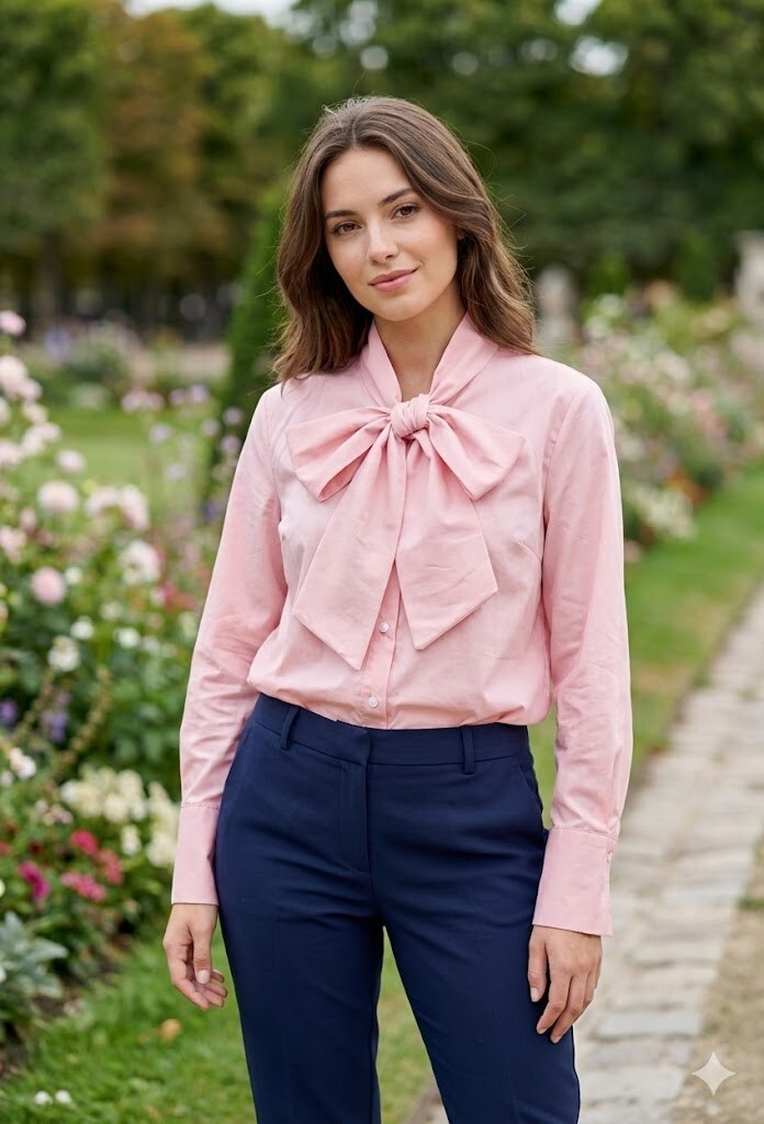 Wholesaler Victoria & Isaac - Elegant blouse with bow