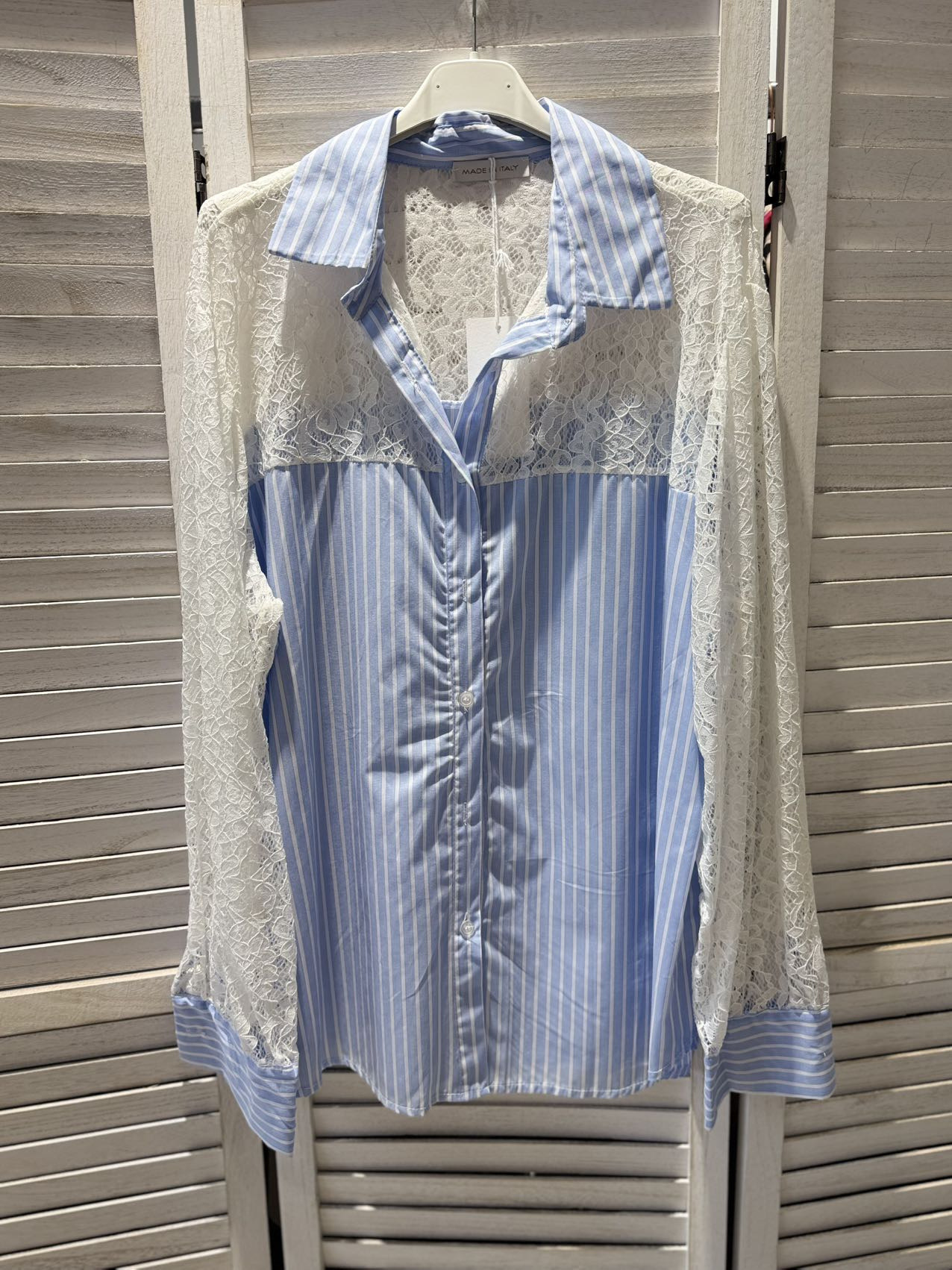 Grossiste Victoria & Isaac - CHEMISE COTON DENTELLE