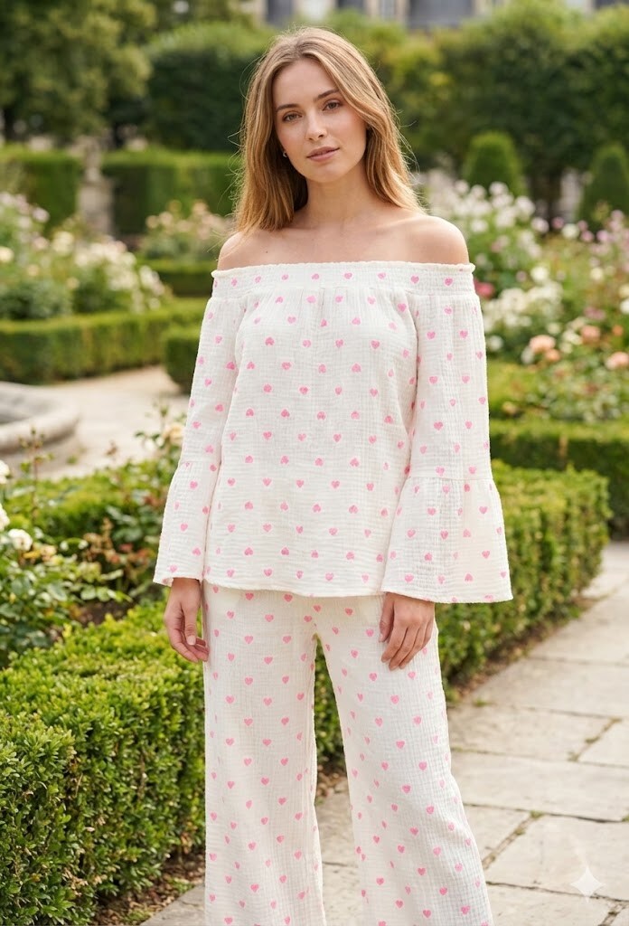 Wholesaler Victoria & Isaac - Lightweight blouse with puff sleeves