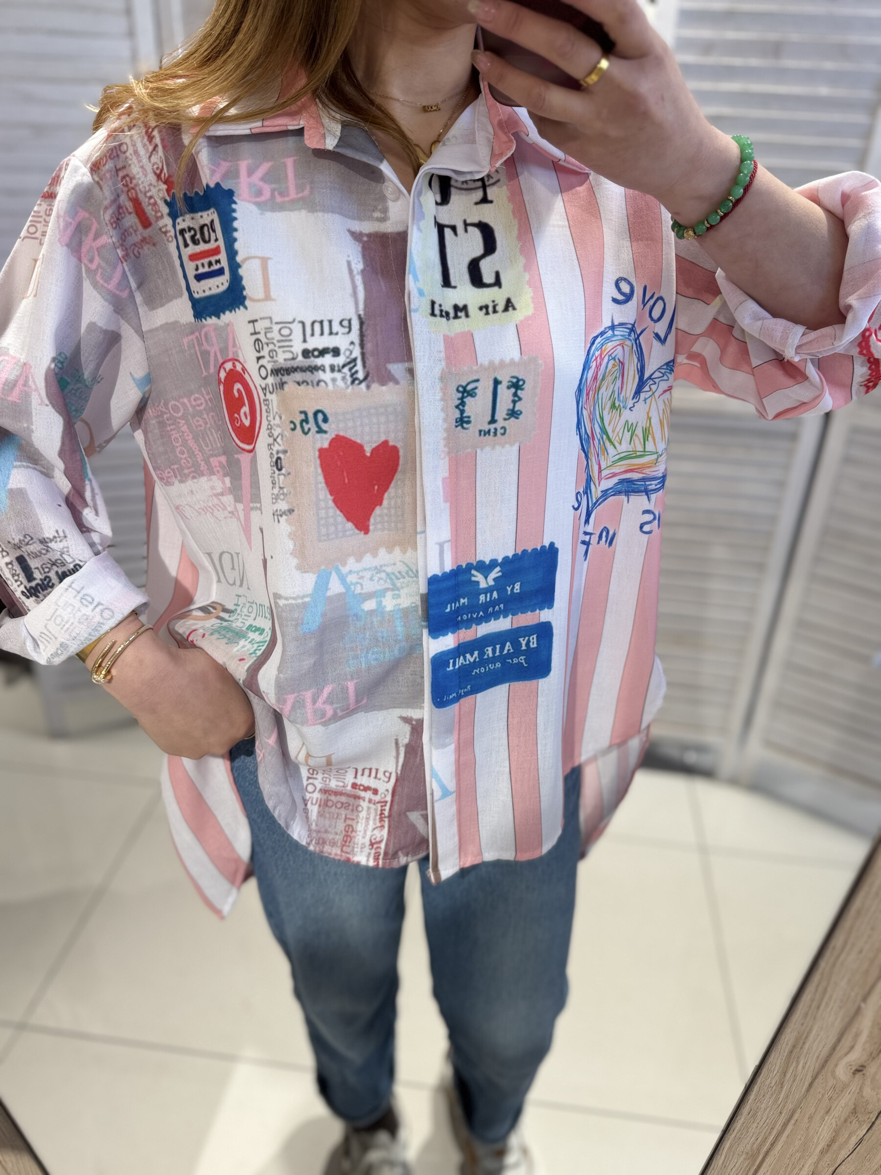 Grossiste Victoria & Isaac - Chemise Tendance Imprimée