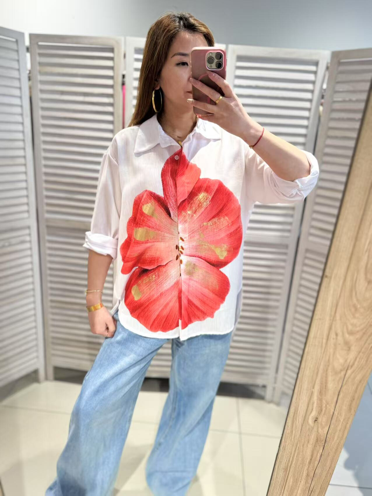 Wholesaler Victoria & Isaac - OVERSIZE Fancy cotton shirt