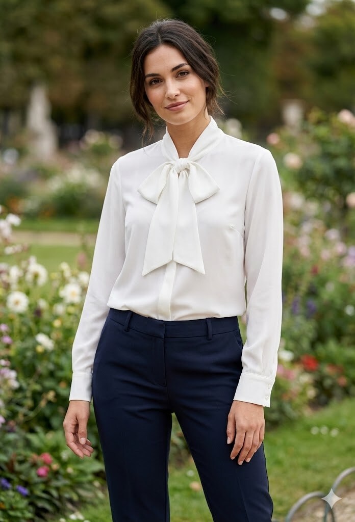 Wholesaler Victoria & Isaac - Elegant blouse with bow