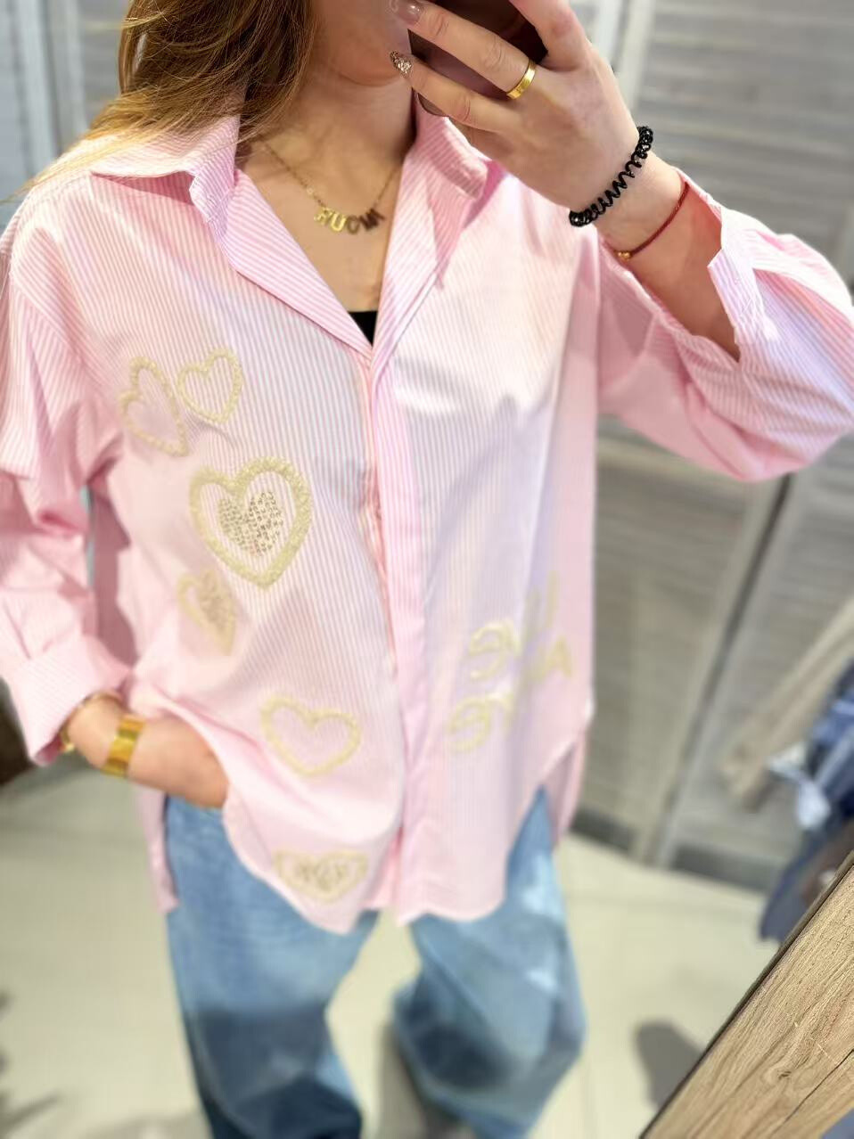 Wholesaler Victoria & Isaac - Long Oversize Love shirt