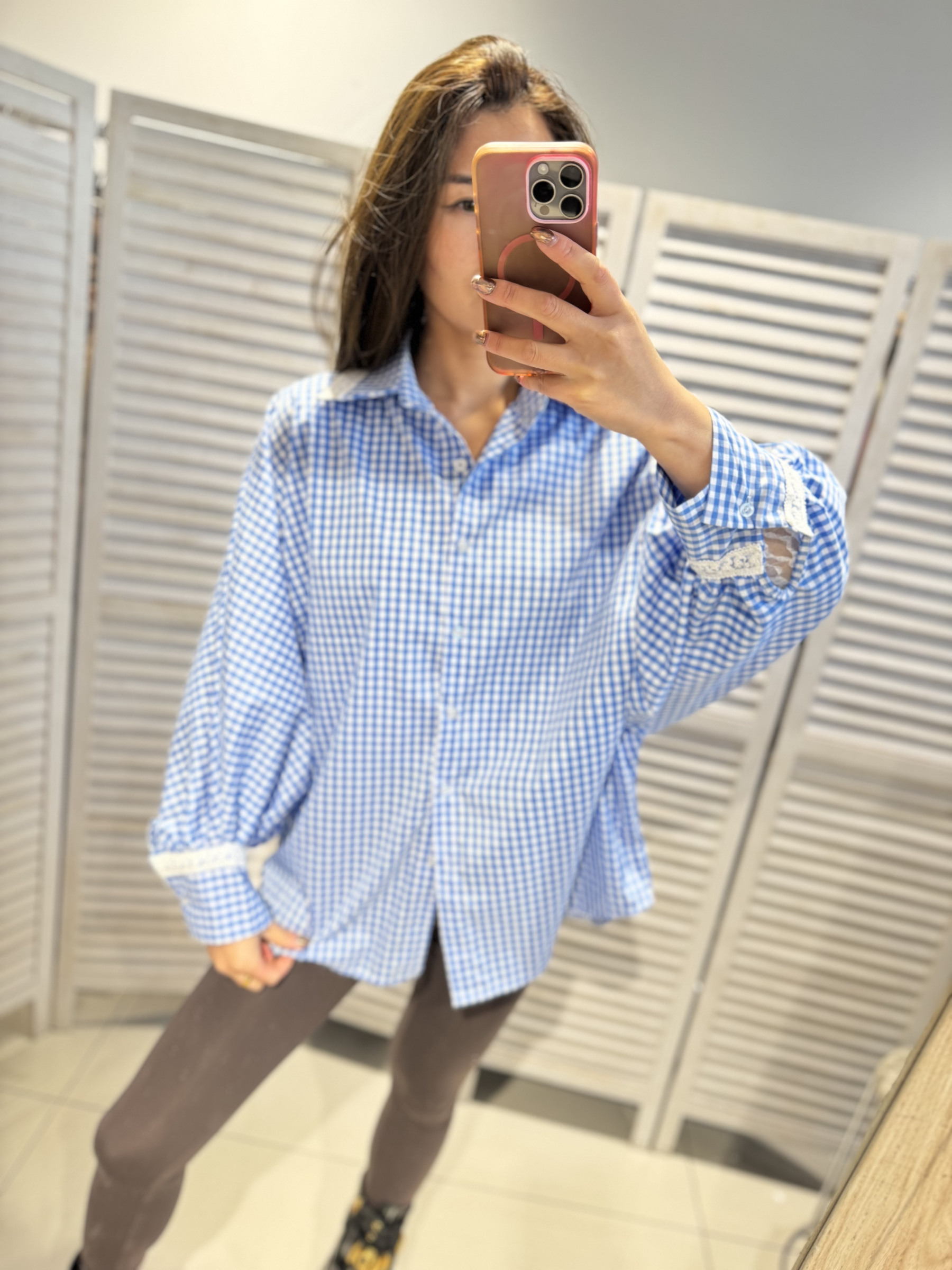 Wholesaler Victoria & Isaac - Oversized plaid shirt
