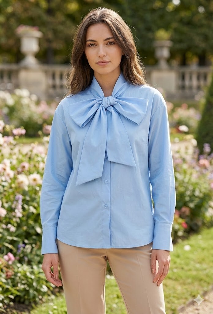 Wholesaler Victoria & Isaac - Elegant blouse with bow