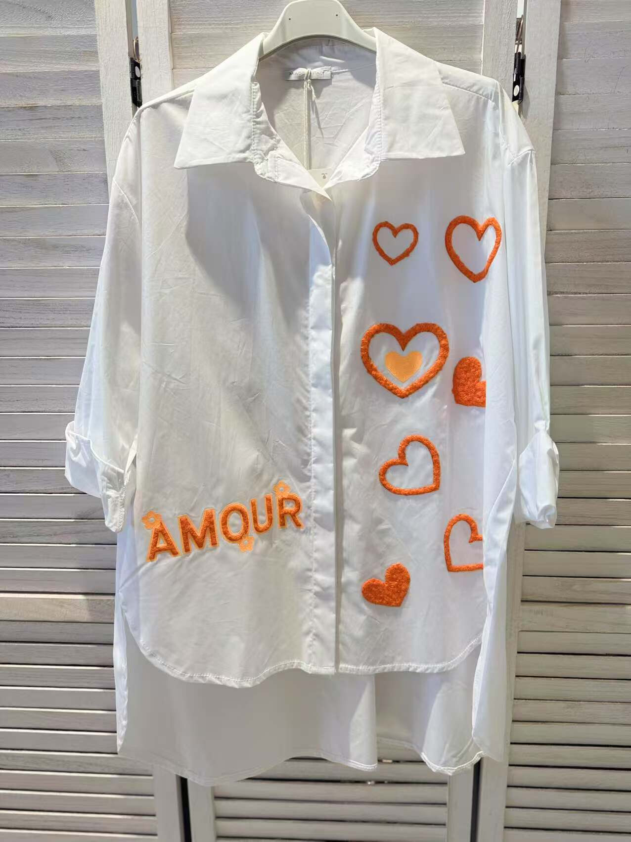 Wholesaler Victoria & Isaac - Oversize love cotton shirt