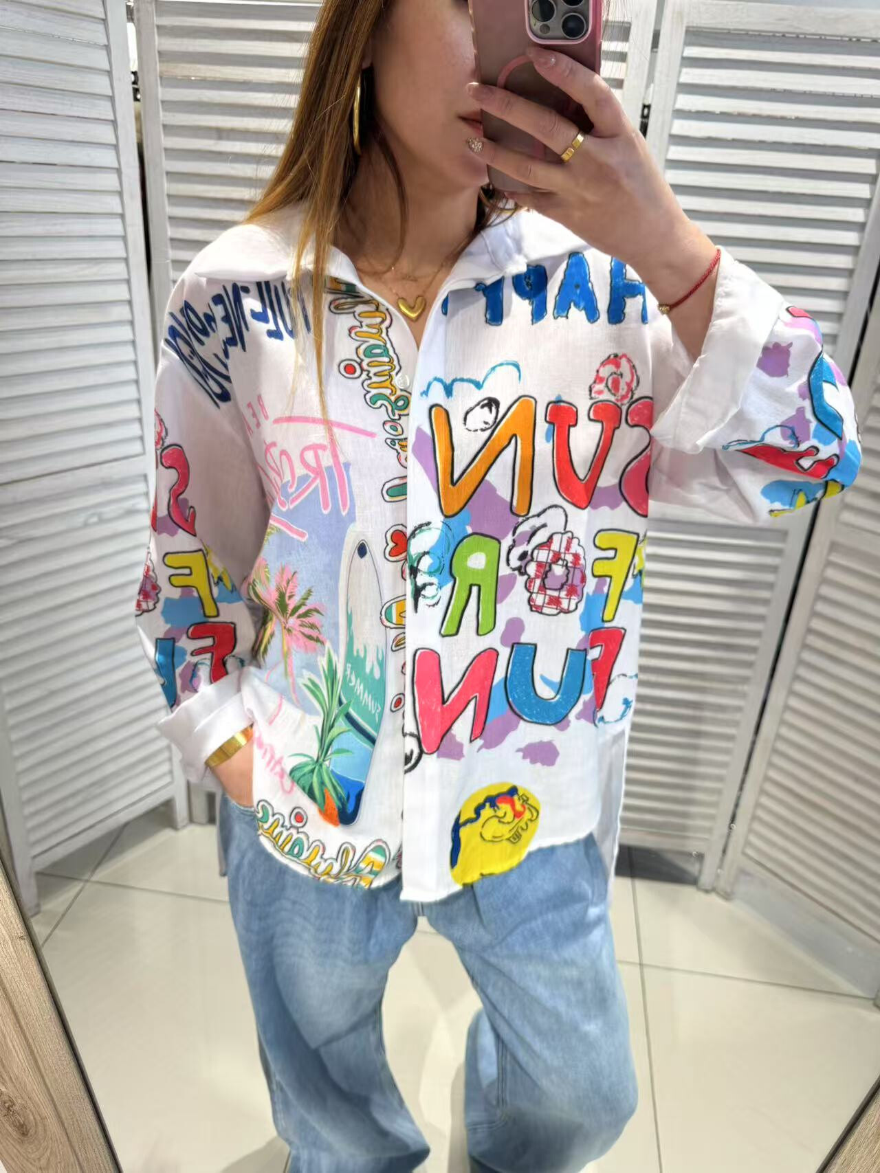 Wholesaler Victoria & Isaac - OVERSIZE Fancy cotton shirt