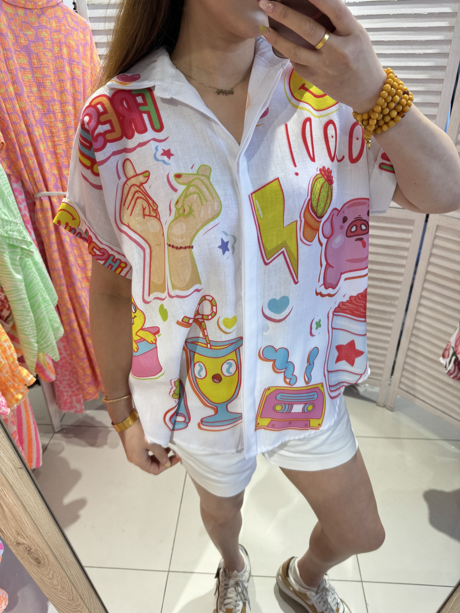 Grossiste Victoria & Isaac - Chemise imprimée à motifs ludiques