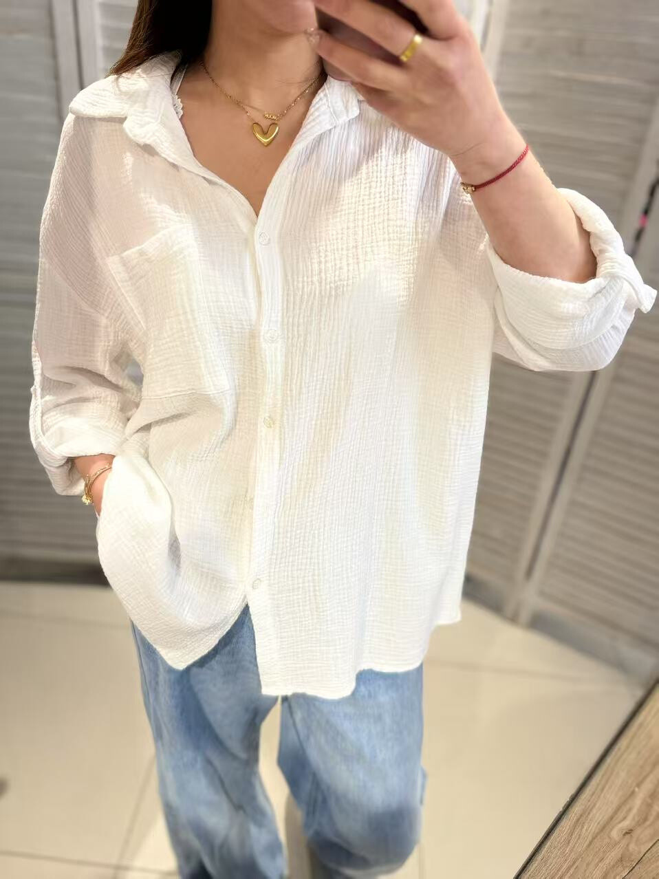 Grossista Victoria & Isaac - Camicia a gas di cotone oversize