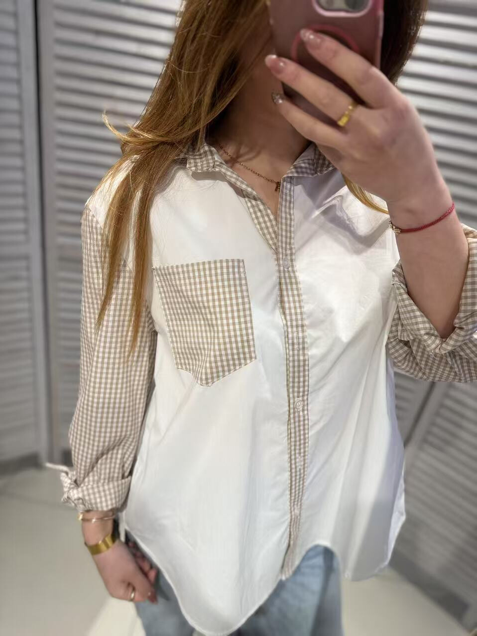 Wholesaler Victoria & Isaac - Oversize two -color shirts