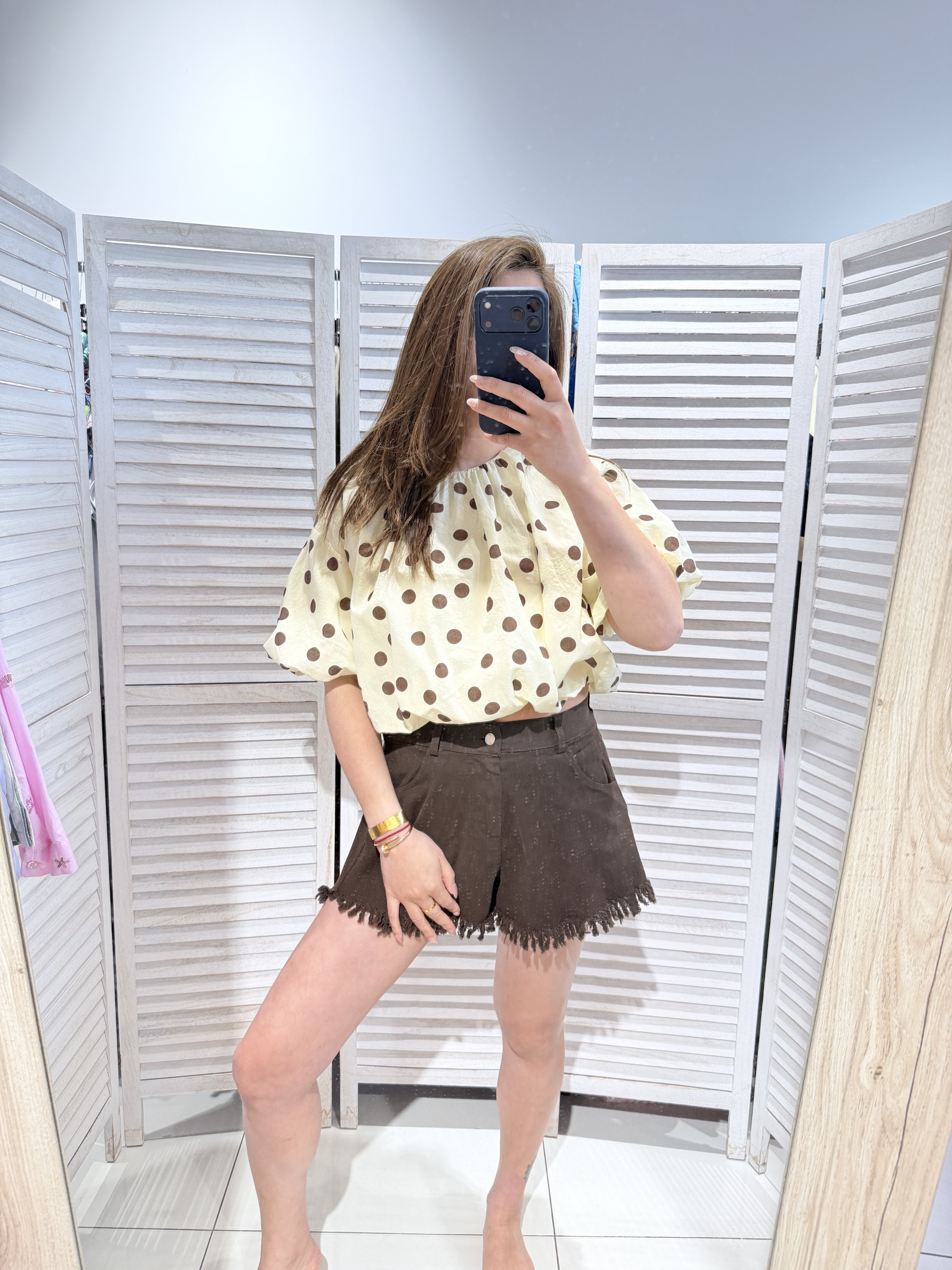 Wholesaler Victoria & Isaac - Polka dot blouse 100% cotton