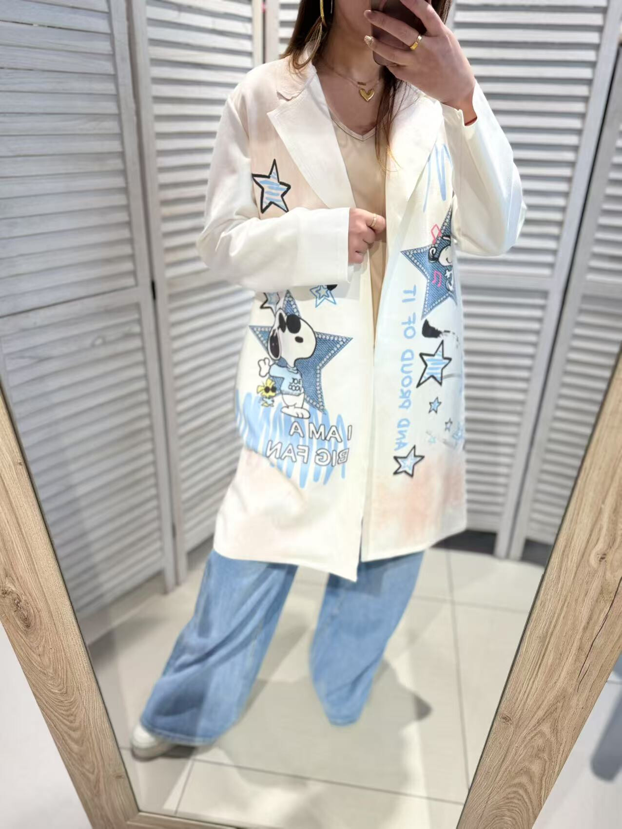 Wholesaler Victoria & Isaac - Long vest jacket with printed suede pocket pocket