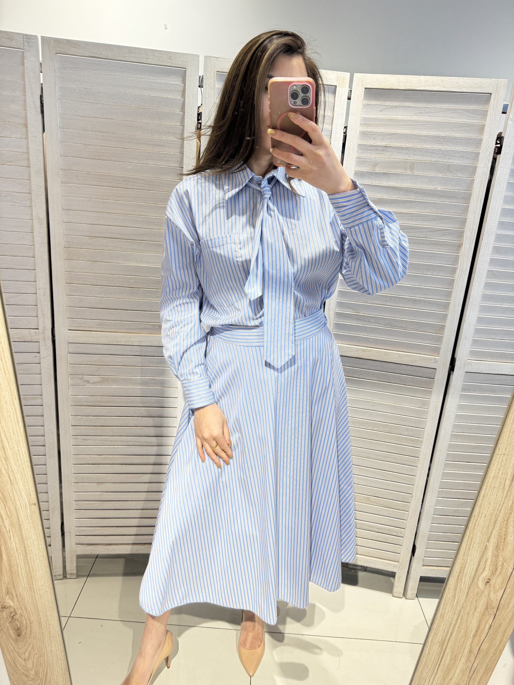 Wholesaler Victoria & Isaac - Chic striped skirt