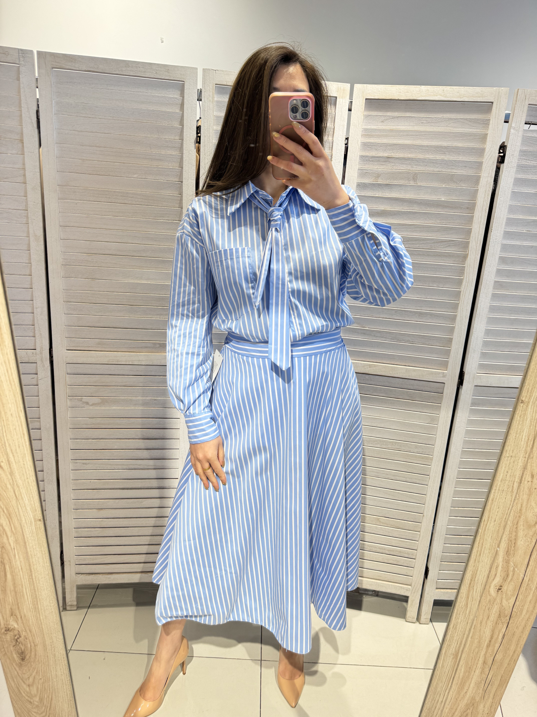Wholesaler Victoria & Isaac - Chic striped skirt