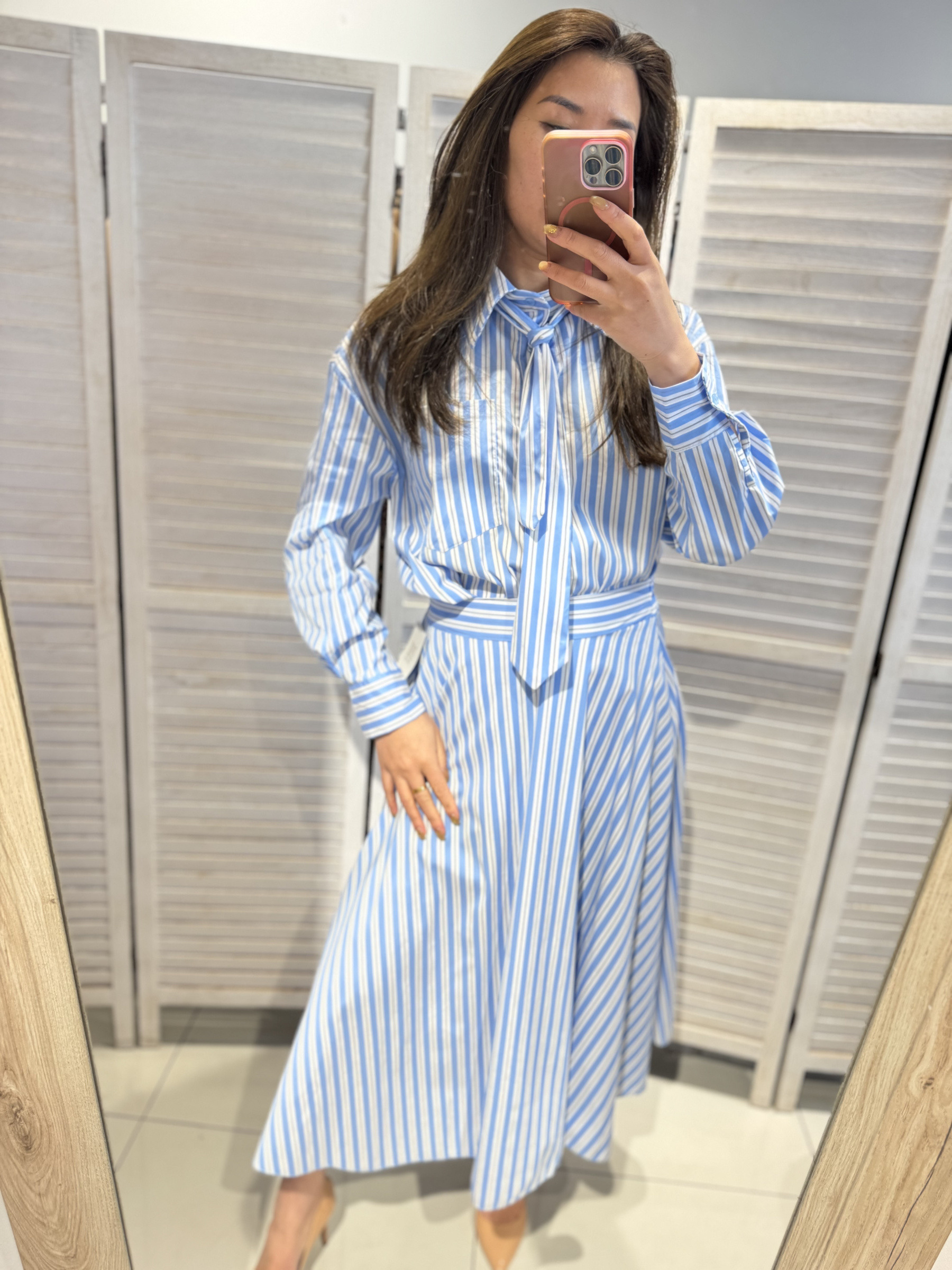 Wholesaler Victoria & Isaac - Elegant striped skirt