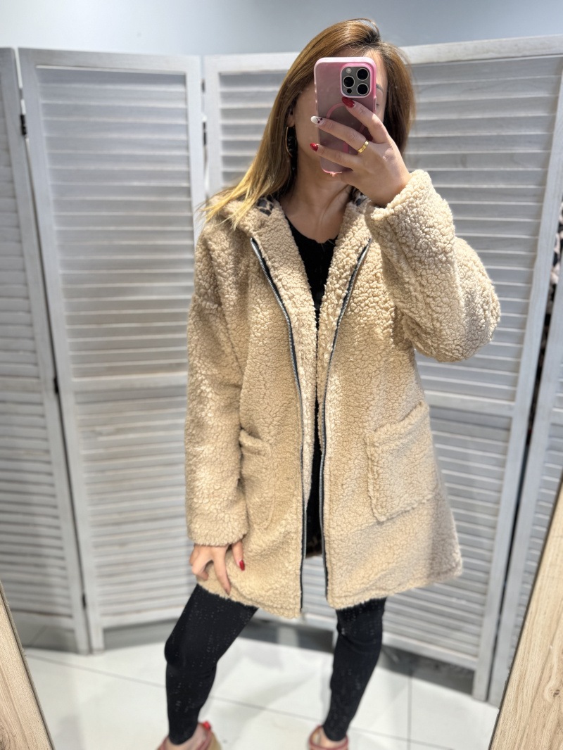 Wholesaler Victoria & Isaac - dual-material hooded coat