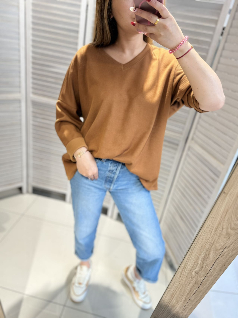 Wholesaler Victoria & Isaac - OVERSIZED V-NECK SWEATER